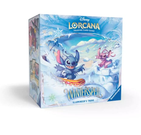 Disney Lorcana – Winterspell Illumineer’s Trove Case – 4 Stück – Englisch