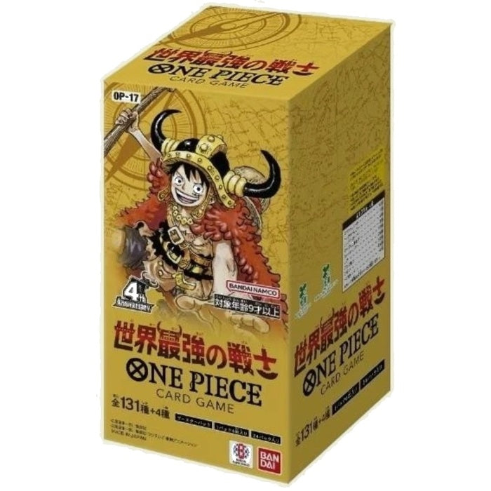 One Piece Card Game - OP17 Booster Display The World’s Strongest Warriors - JPN